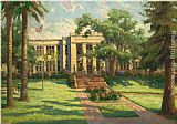 Thomas Kinkade Famous Paintings - Los Gatos High School